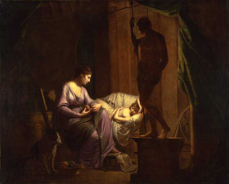 Wright Of Derby Joseph Penelope Unraveling Her Web 1783 84 canvas print