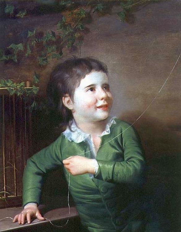 Wright Of Derby Joseph Portrait Of A Young Boy Ca. 1790 canvas print