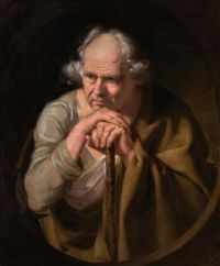 Wright Of Derby Joseph Study Of A Philosopher Late 1760