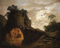 Wright Of Derby Joseph Virgil S Tomb By Moonlight 1779 canvas print