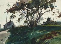 Wyeth Andrew Cushman House 1941 canvas print