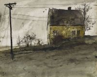 Wyeth Andrew Hans Herr House 1949 canvas print