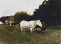 Wyeth Andrew Horse Flies 1974 canvas print
