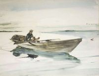 Wyeth Andrew Lobster Man canvas print