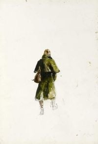 Wyeth Andrew Loden Coat Study 1975 canvas print