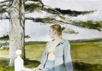 Wyeth Andrew Only Child 1999 canvas print