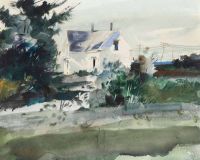 Wyeth Andrew Tamarack House 1941 canvas print