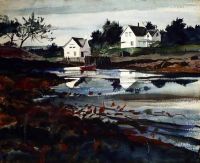 Wyeth Andrew The Ocean Inlet 1940 canvas print
