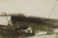 Wyeth Andrew Verso Of Undercover canvas print