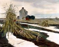 Wyeth Andrew Winter Corn Fields 1942
