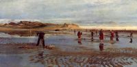 Wyllie Charles William Digging For Bait 1877 canvas print