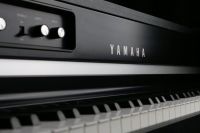Yamaha Keys Black And White Print