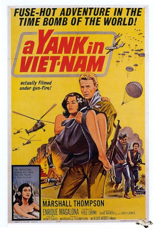 Yank In Viet Nam 1964 Movie Poster canvas print