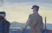 Yeats Anne Butler Coming Up Sligo River Early Morning 1925 canvas print
