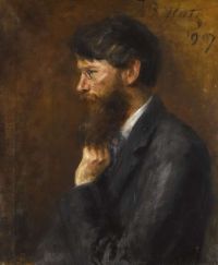 Yeats Anne Butler Portrait Of George Russel 1907 canvas print