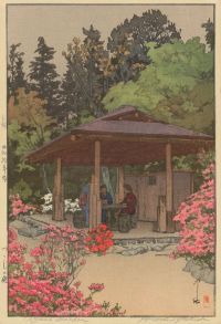 Yoshida Hiroshi Azalea Garden 1935 canvas print