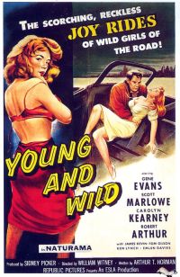 영 앤 와일드 1958 영화 포스터