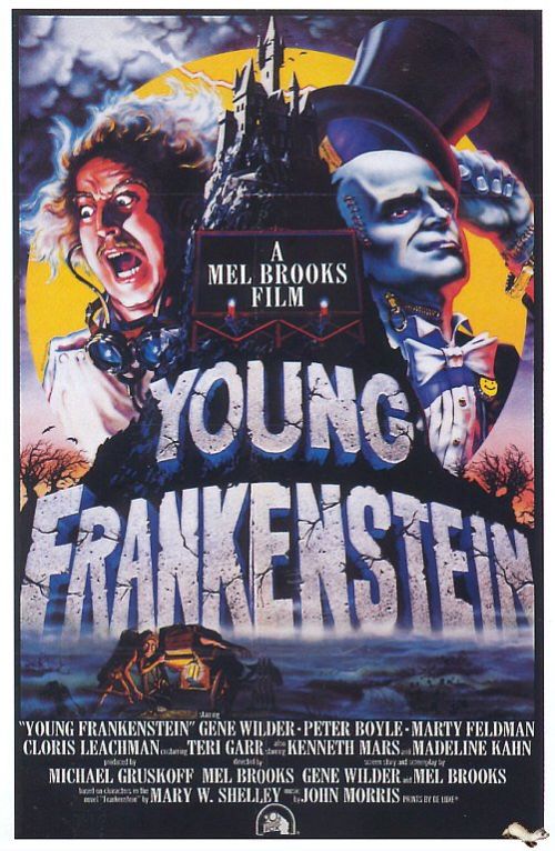 Young Frankenstein 1974 Movie Poster canvas print