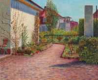 Zahrtmann Kristian Casa D Antinos Garden 1917 canvas print