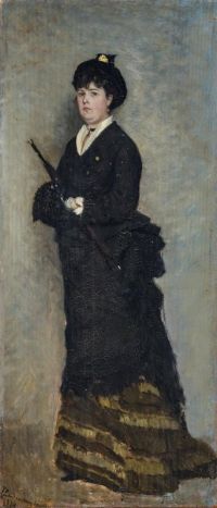Zandomeneghi Federico Porträt einer Dame 1874 Leinwanddruck