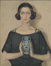Zinkeisen Portrait Of Audrey 1921