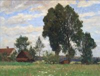 Zoff Alfred Farmstead From The Meadow