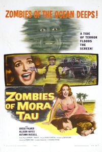 Zombies Of Mora Tau 01 Movie Poster stampa su tela