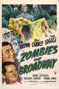 Locandina del film Zombies On Broadway 01