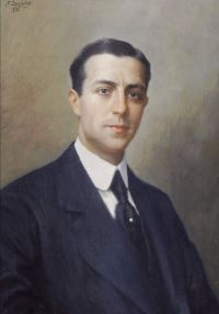 Zonaro Fausto Portrait Of A Gentleman 1921 canvas print