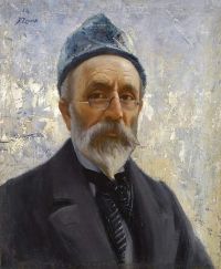 Zonaro Fausto Self Portrait 1914 canvas print