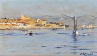 Zonaro Fausto The Aegean Coast 1906 canvas print