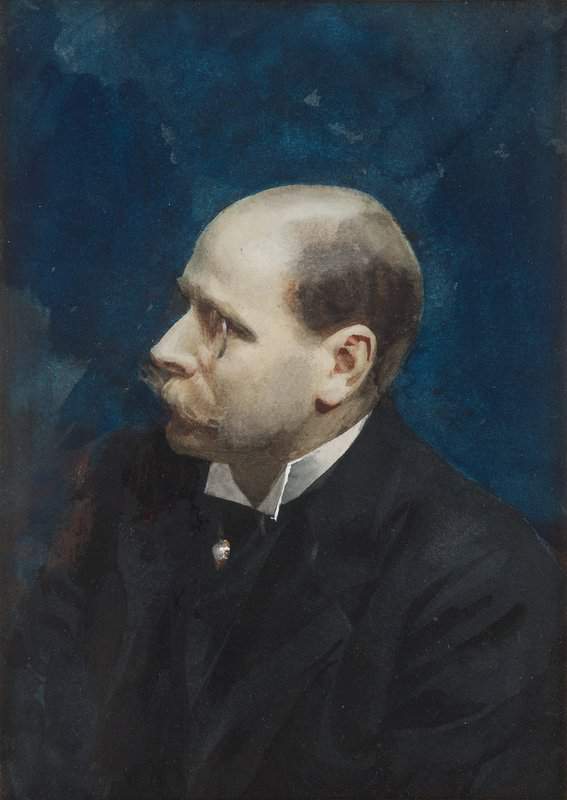 Zorn Anders A Portrait Of Ernst Morris Bratt canvas print