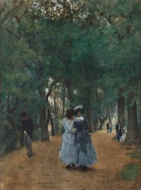 Zorn Anders A Walk In The Park canvas print