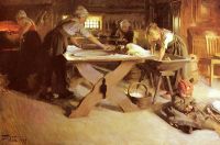 Zorn Anders Baking The Bread canvas print