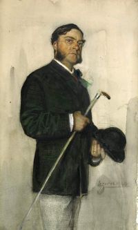 Zorn Anders Bankir Ludvig Arosenius 1880