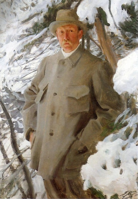 Zorn Anders Bruno Liljefors 1906 canvas print