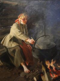 Zorn Anders In The Cookhouse canvas print
