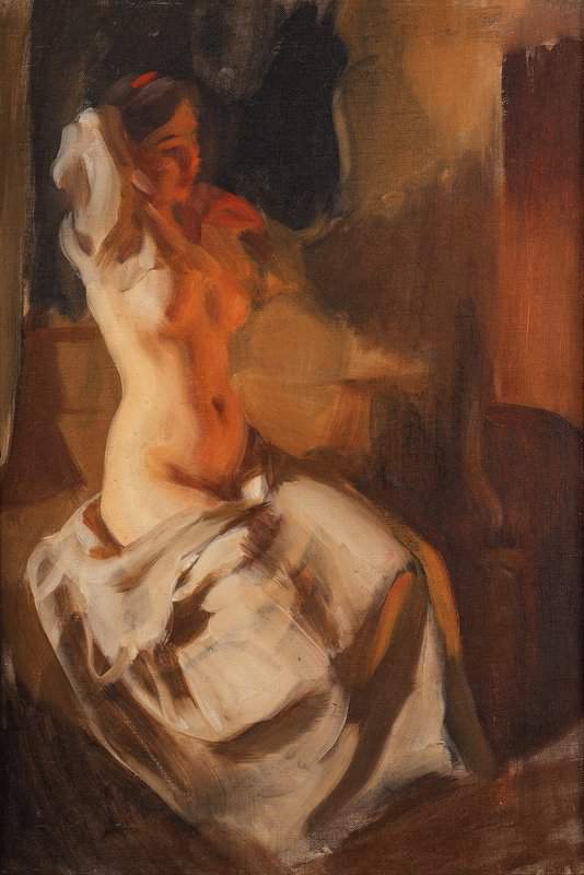 Zorn Anders In The Loft canvas print