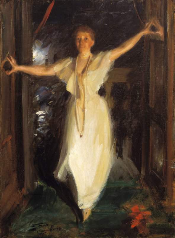 Zorn Anders Isabella Stewart Gardner In Venice 1894 canvas print