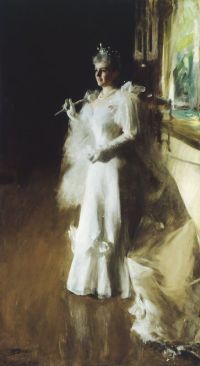 Zorn Anders Mrs. Potter Palmer 1893 canvas print