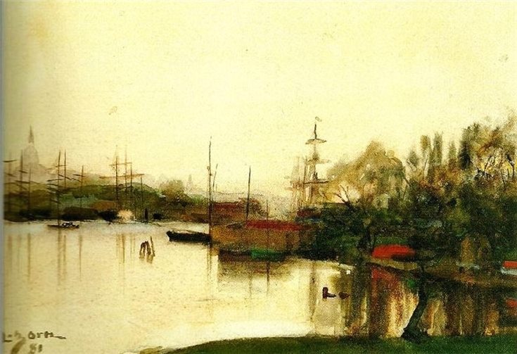 Zorn Anders Stockholm 1881 canvas print