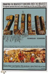 Affiche de film zoulou 1964