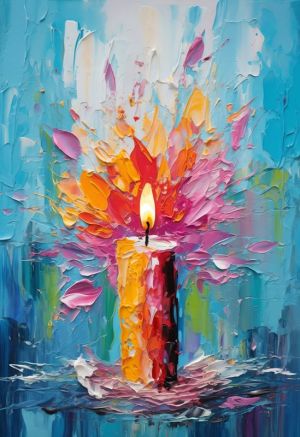 Ethereal Illumination: A Symphony of Colors wall art