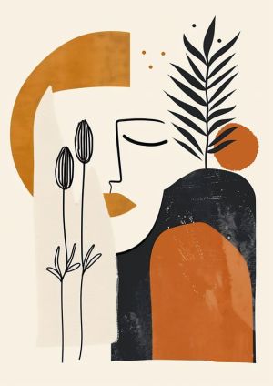Ethereal Harmony: Modern Abstract Composition wall art
