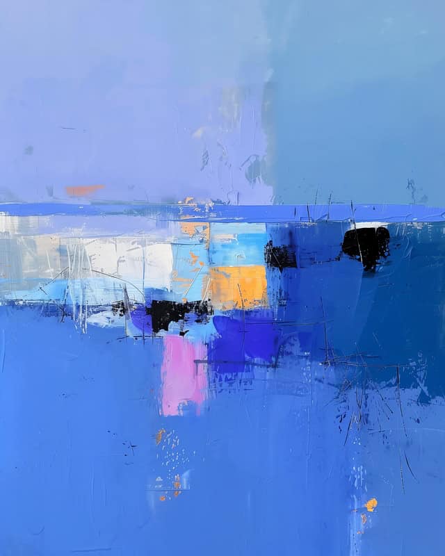 Dreamscape Symphony in Azure premium reproduction