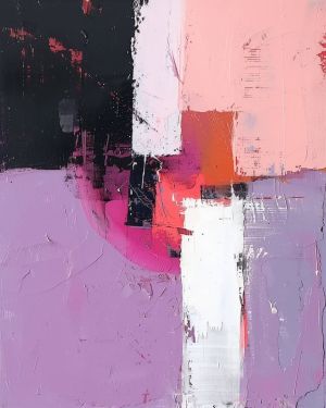 Chromatic Harmony: A Symphony in Pastel and Bold Hues wall art