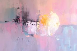 Ethereal Dawn - Modern Abstract Masterpiece wall art