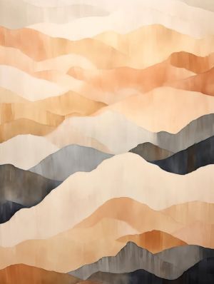 Ethereal Horizons: Contemporary Abstract Landscape wall art