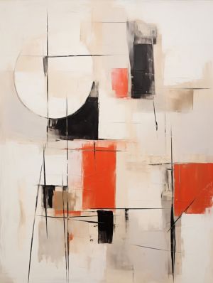 Harmonic Tensions - Geometric Expressionism wall art
