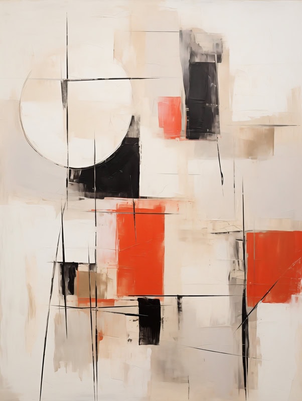 Harmonic Tensions - Geometric Expressionism premium reproduction